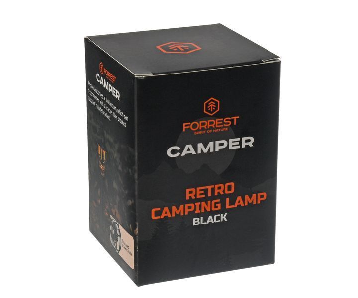 Ліхтар кемпінговий Forrest Camper Retro Camping Lamp Black FCRL-B фото